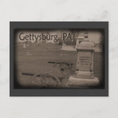 Gettysburgの戦場 ポストカード (正面)