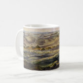 Gettysburgの戦場(1863年)のヴィンテージの地図 コーヒーマグカップ (正面左)