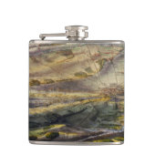 Gettysburgの戦場(1863年)のヴィンテージの地図 フラスク (正面)