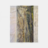 Gettysburgの戦場(1863年)のヴィンテージの地図 フリースブランケット (正面)