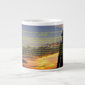 Gettysburgの日没IIのジャンボマグ ジャンボコーヒーマグカップ (正面)