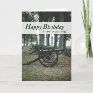 Gettysburgの2676の規範の誕生日 カード