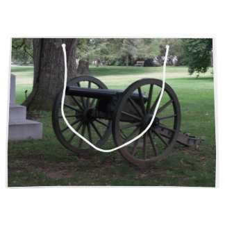 Gettysburgペンシルバニアの内戦の大砲 ラージペーパーバッグ