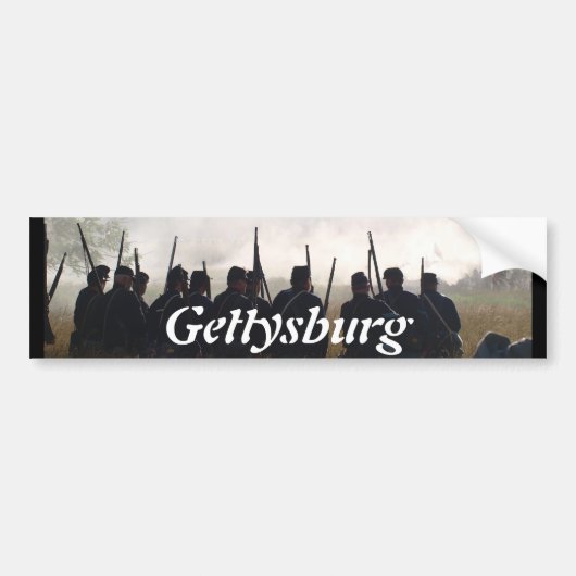 Gettysburg バンパーステッカー (正面)