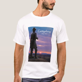 Gettysburg -少し円形上 tシャツ