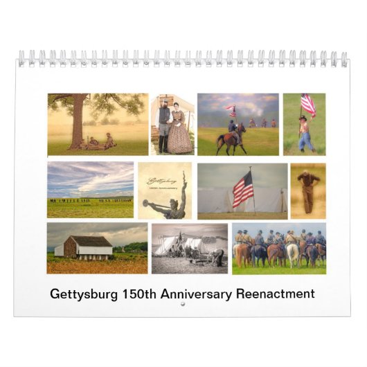 Gettysburg 150th記念日の再制定のカレンダー カレンダー (カバー)