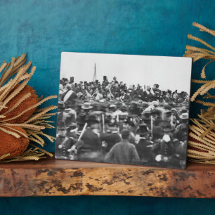 Gettysburg Address President Abraham Lincoln フォトプラーク