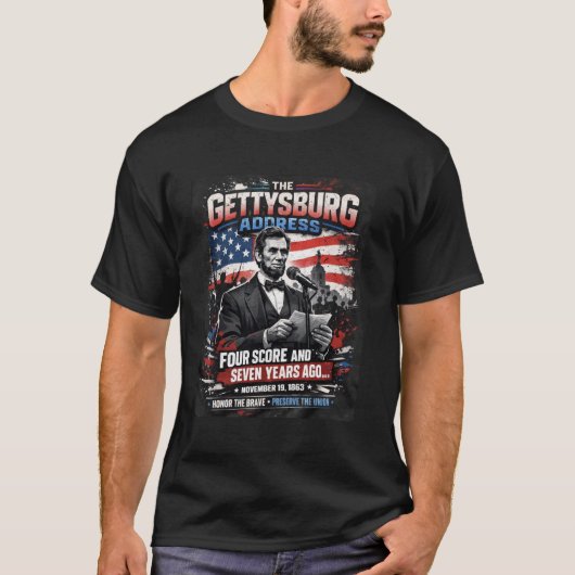 Gettysburg address tシャツ (正面)