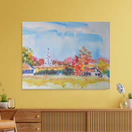 Gettysburg Battlefield Landscape / Larry Lerew キャンバスプリント