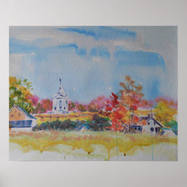 Gettysburg Battlefield Landscape / Larry Lerew ポスター
