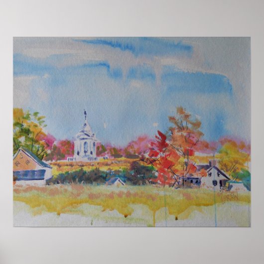 Gettysburg Battlefield Landscape / Larry Lerew ポスター (正面)