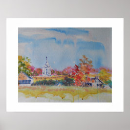 Gettysburg Battlefield Landscape / Larry Lerew ポスター