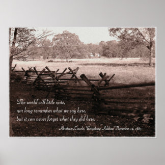 Gettysburg - Battlefield Poster #2 ポスター