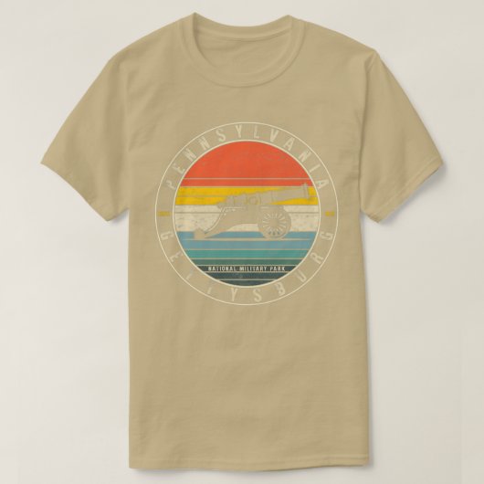 Gettysburg National Park Pennsylvania Since 1863 M Tシャツ (デザイン正面)