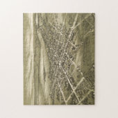 Gettysburg PA (1888年)のヴィンテージの絵解き地図 ジグソーパズル (縦)