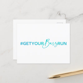 #GetYourBarsRunはがき ポストカード