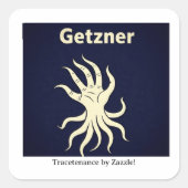 Getzner Sticker スクエアシール (正面)
