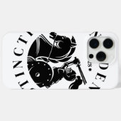 GEUEE ヴィンテージ ナイトシリーズ Case-Mate iPhoneケース (裏面 (横))