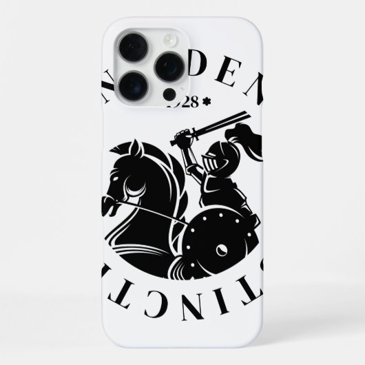 GEUEE ヴィンテージ ナイトシリーズ iPhoneケース (裏面)