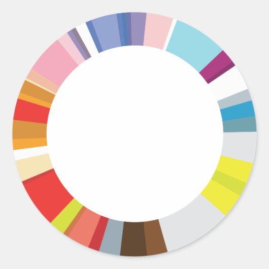 GEWラウンドステッカー ラウンドシール (正面)