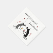 Gewurztraminer Gesund～ホワイトワイン引用文 スタンダードカクテルナプキン (角)