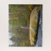 Geyser Island Spouter, Saratoga春，ニューヨーク ジグソーパズル (縦)