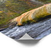 Geyser Island Spouter, Saratoga春，ニューヨーク ポスター (角)