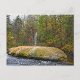 Geyser Island Spouter, Saratoga春，ニューヨーク ポストカード