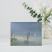 Gezicht op een dorp aen rivier ポストカード (スタンド正面)