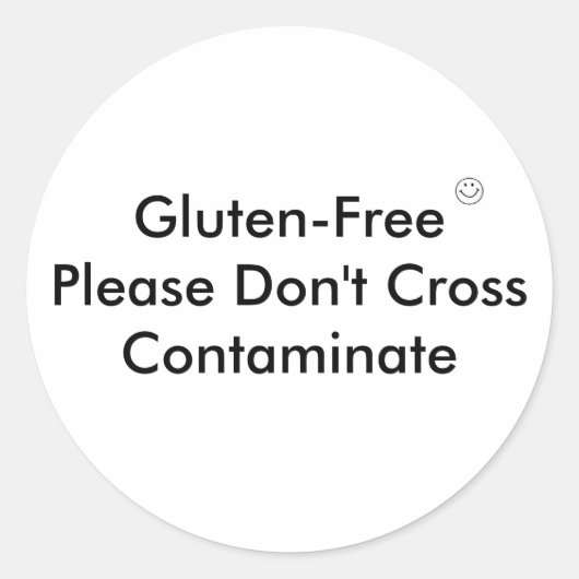 GF交差汚染 ラウンドシール (正面)