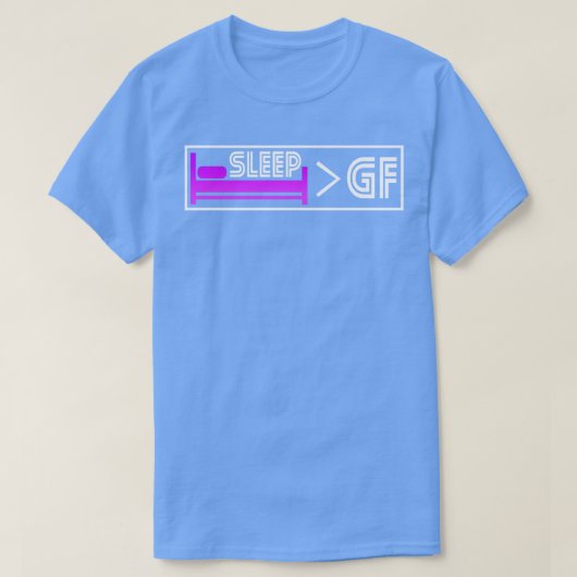 Gf越しに眠る Tシャツ (デザイン正面)