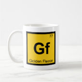 Gf - 黄金の羊毛 ギリシャ元素周期表 コーヒーマグカップ (左)