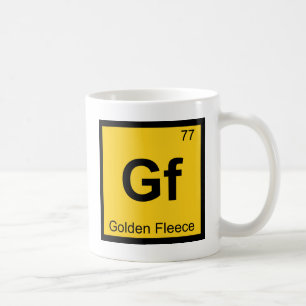 Gf - 黄金の羊毛 ギリシャ元素周期表 コーヒーマグカップ