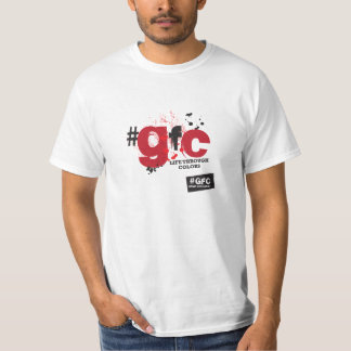 GFC -色の白のTシャツを通した生命 Tシャツ