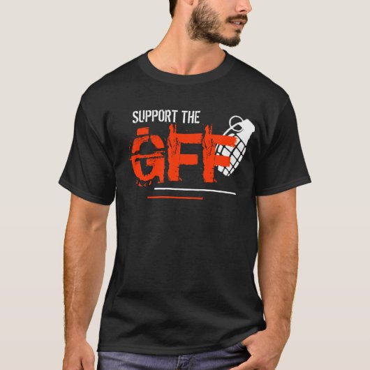 GFFを支えて下さい Tシャツ (正面)