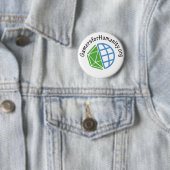 GfHボタン、ウェブサイトが付いている白い円形、 缶バッジ (インサイチュ)