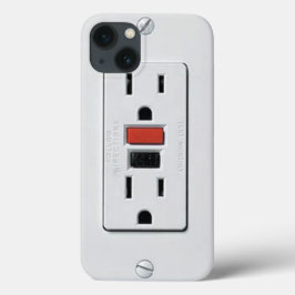 GFIの出口の場合 iPhone 13ケース