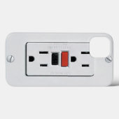 GFIの出口の場合 Case-Mate iPhoneケース (裏面 (横))