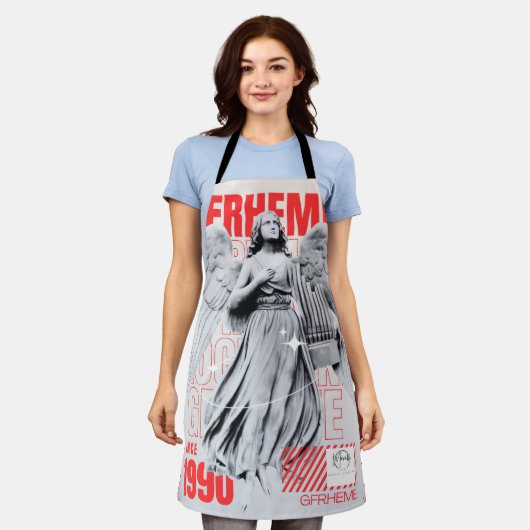 Gfrheme 1999 T-Shirt エプロン (着用した状態)