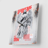 Gfrheme 1999 T-Shirt スクエア壁時計 (傾斜)