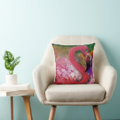GGによってピンクのフラミンゴの枕デザインでかわいらしい燃えます クッション (椅子)