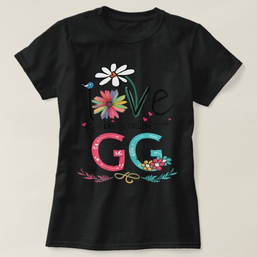 Ggひまわり母Dと呼ばれるのが大好きな女性 Tシャツ (デザイン正面)