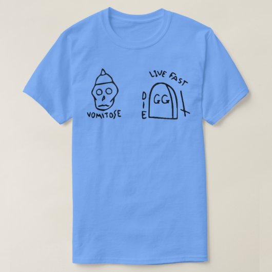 GGアリンチェストタトゥー Tシャツ (デザイン正面)