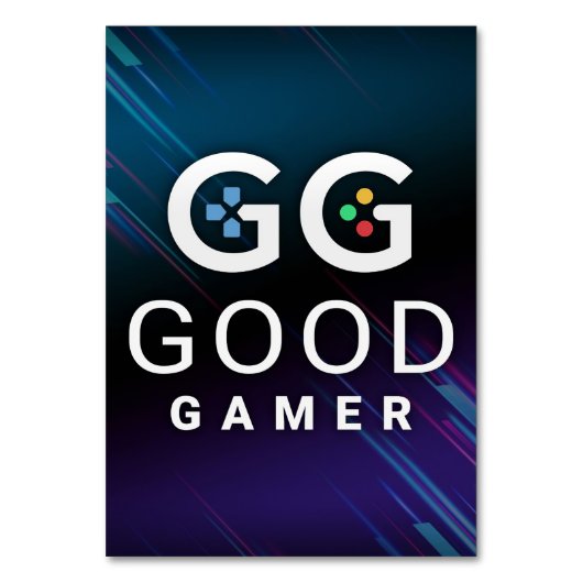 GGグッドゲーマービデオ テーブルナンバー (正面)