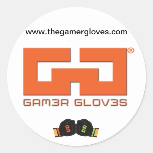 GGステッカー ラウンドシール (正面)