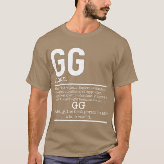 GG定義おもしろいおばあちゃんの母の日のギフト Tシャツ