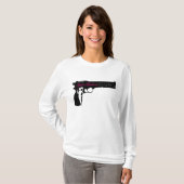 GG2Gの女性フード付きスウェットシャツ Tシャツ (正面フル)