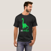 GG – サウルスおもしろいディノ恐竜GGSaurus Tシャツ (正面フル)
