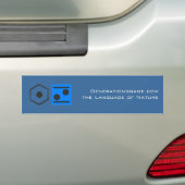 GG Button バンパーステッカー (車上)