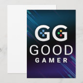 GG Good Gamer ビデオ サンキューカード (正面/裏面)